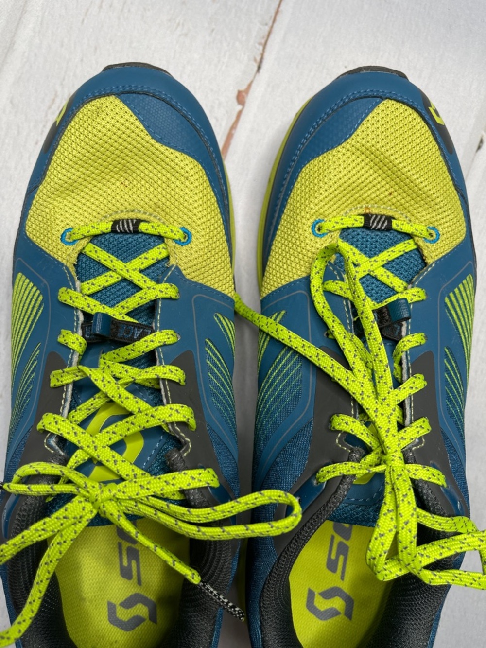 Scott Trail Shoes Eride 9.5 Men’s Kinabalu Supertrac Blue Sneakers Running - Picture 10 of 12
